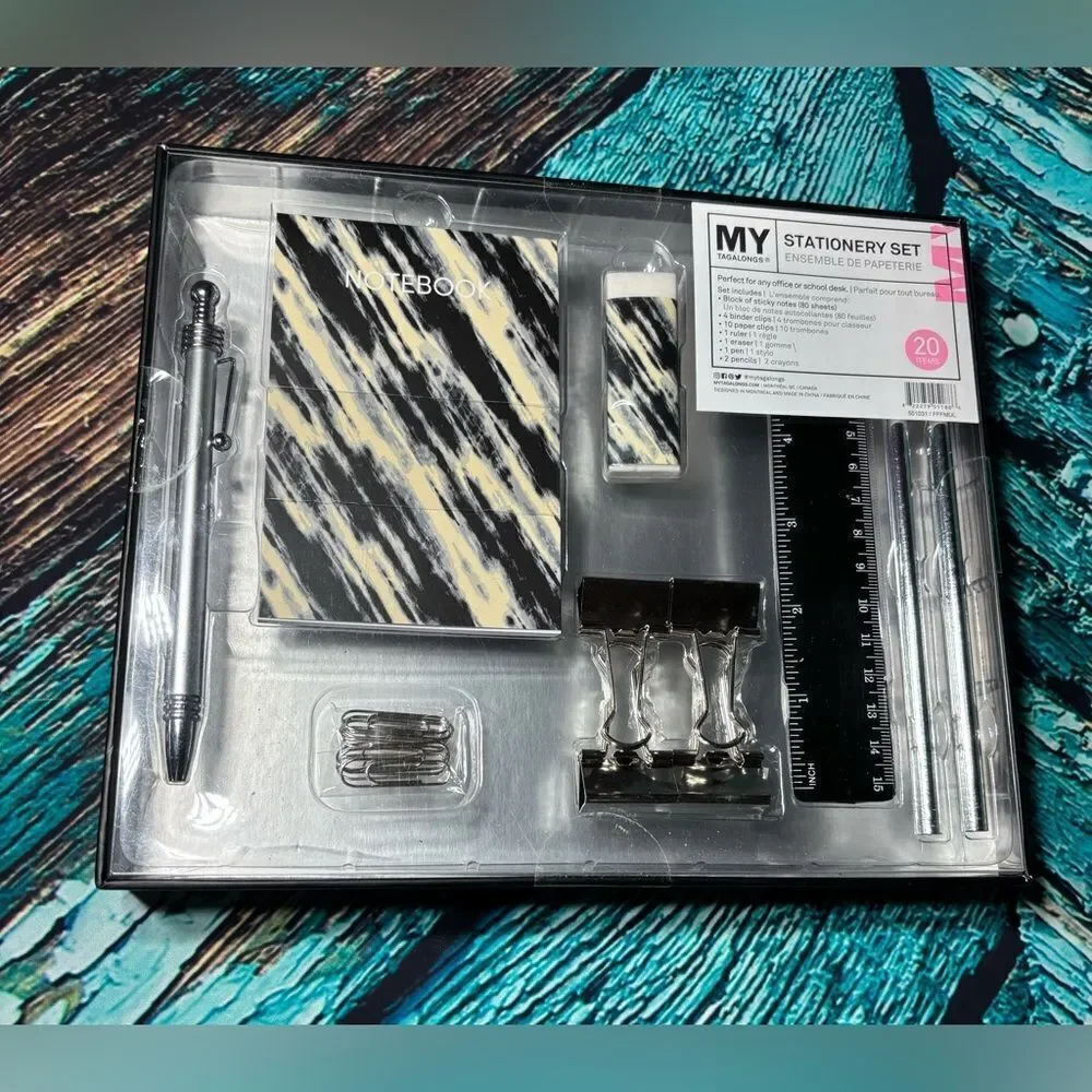 20 pc NEW My Tagslongs Stationery Set